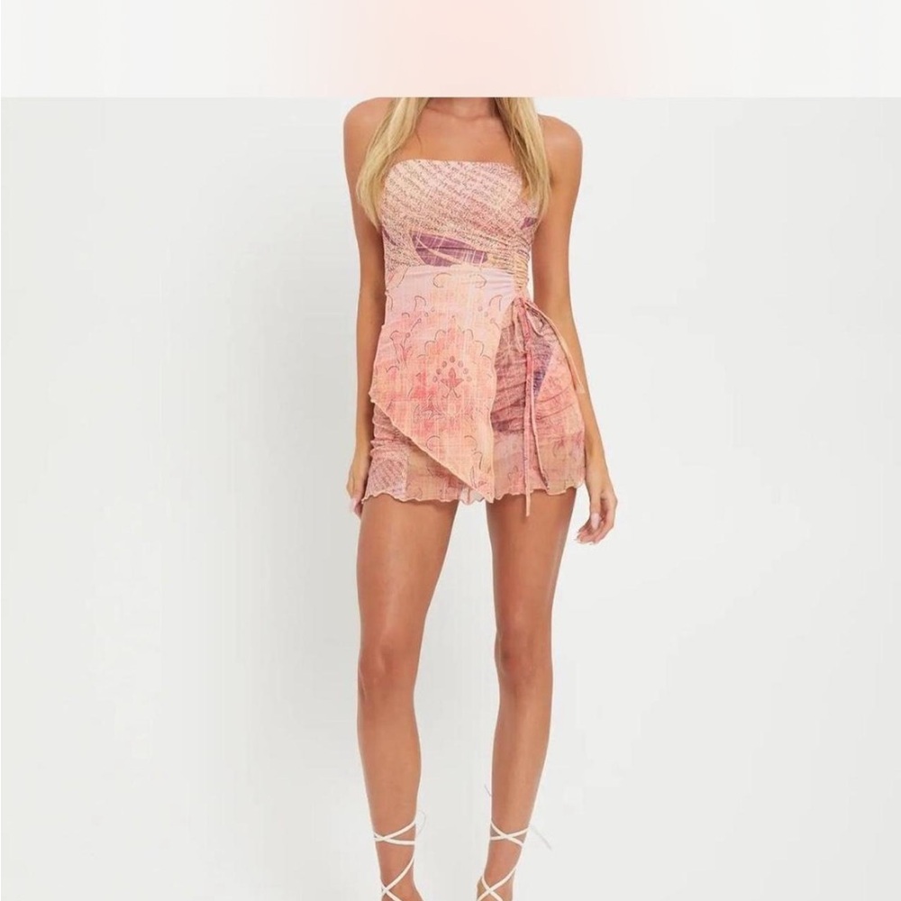 Tiger mist skirt and top set